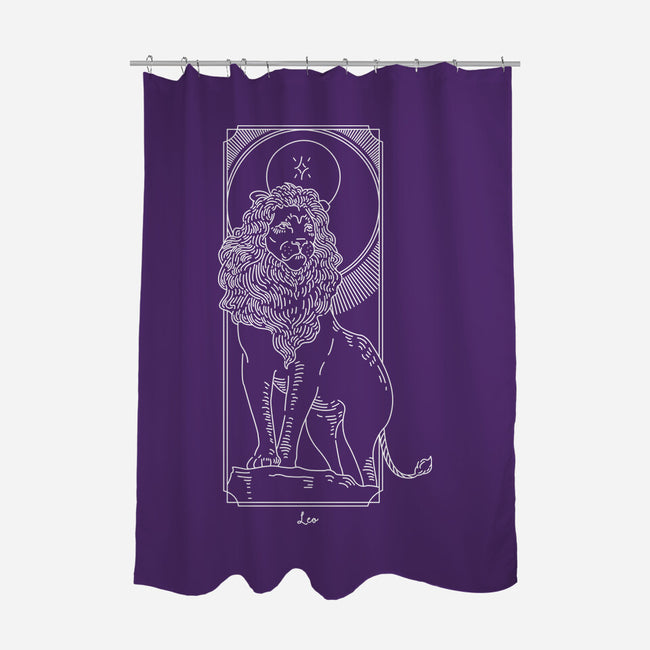 Majestic Leo-None-Polyester-Shower Curtain-MaxoArt