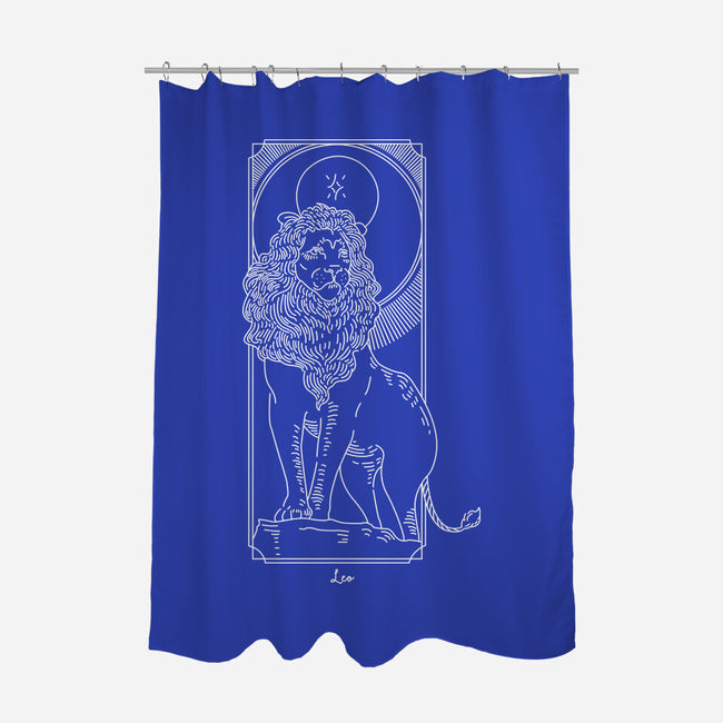 Majestic Leo-None-Polyester-Shower Curtain-MaxoArt