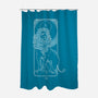 Majestic Leo-None-Polyester-Shower Curtain-MaxoArt