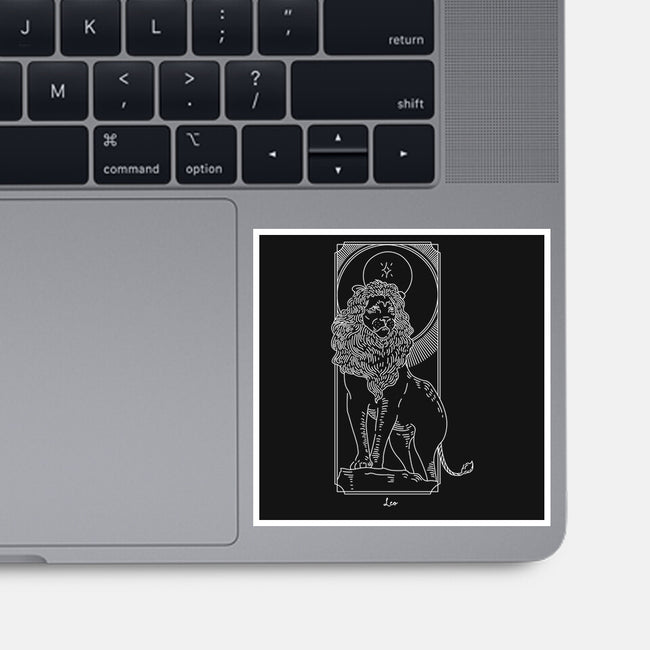 Majestic Leo-None-Glossy-Sticker-MaxoArt