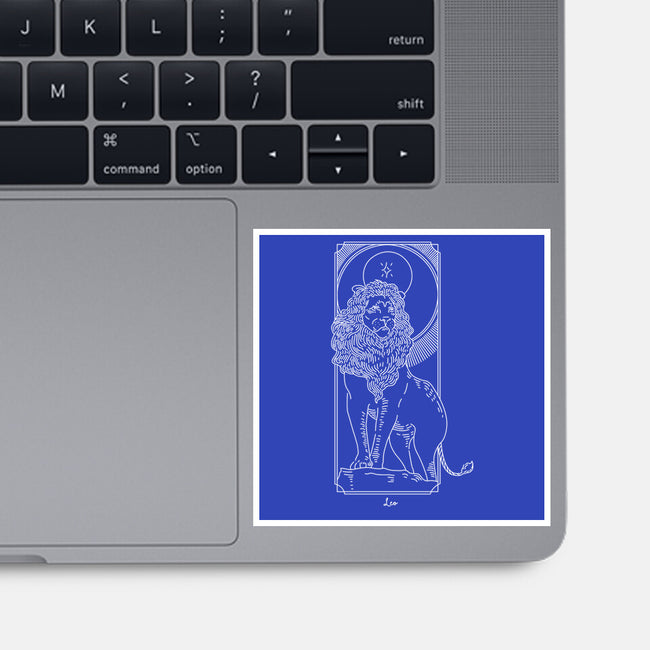 Majestic Leo-None-Glossy-Sticker-MaxoArt