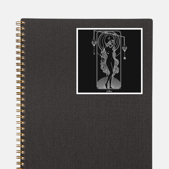 Harmonious Libra-None-Glossy-Sticker-MaxoArt