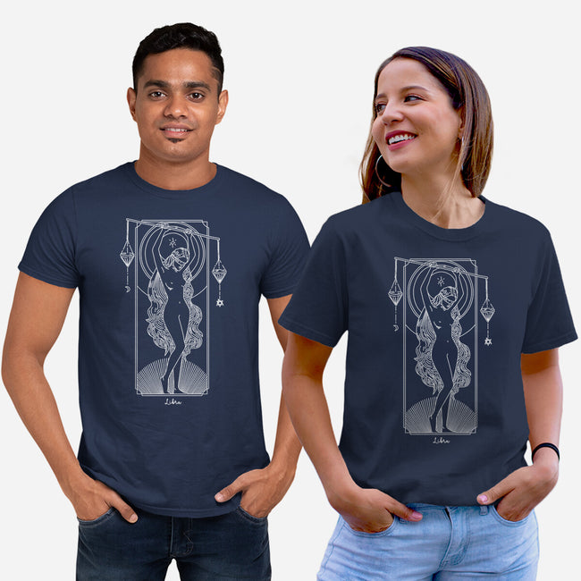 Harmonious Libra-Unisex-Basic-Tee-MaxoArt