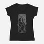 Adventurous Sagittarius-Womens-V-Neck-Tee-MaxoArt