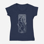 Adventurous Sagittarius-Womens-V-Neck-Tee-MaxoArt