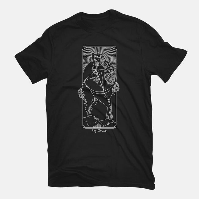 Adventurous Sagittarius-Mens-Heavyweight-Tee-MaxoArt