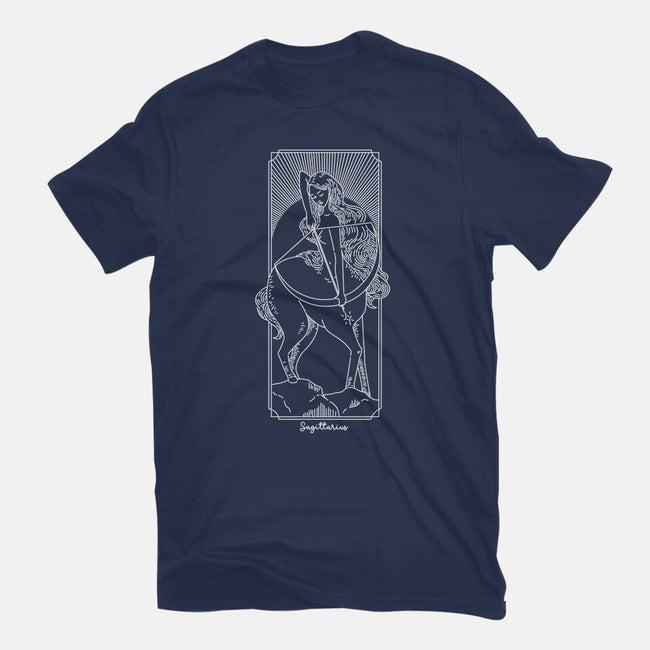 Adventurous Sagittarius-Mens-Heavyweight-Tee-MaxoArt