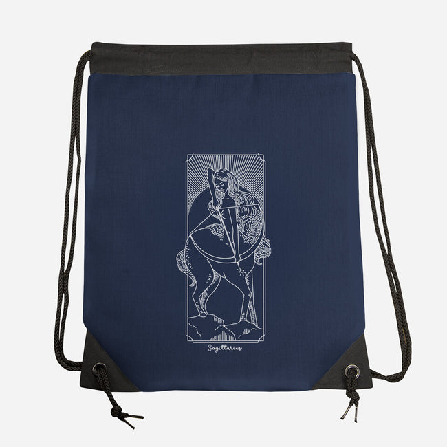 Adventurous Sagittarius-None-Drawstring-Bag-MaxoArt