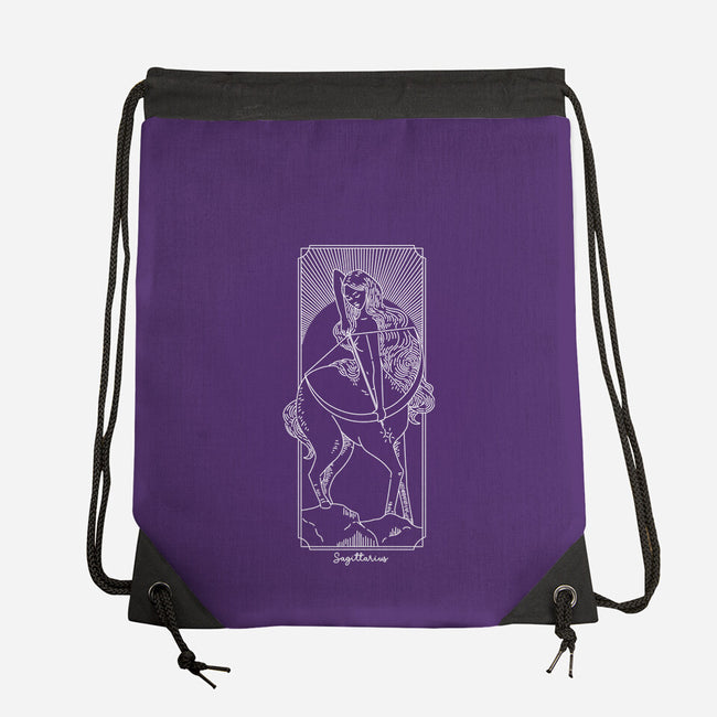 Adventurous Sagittarius-None-Drawstring-Bag-MaxoArt