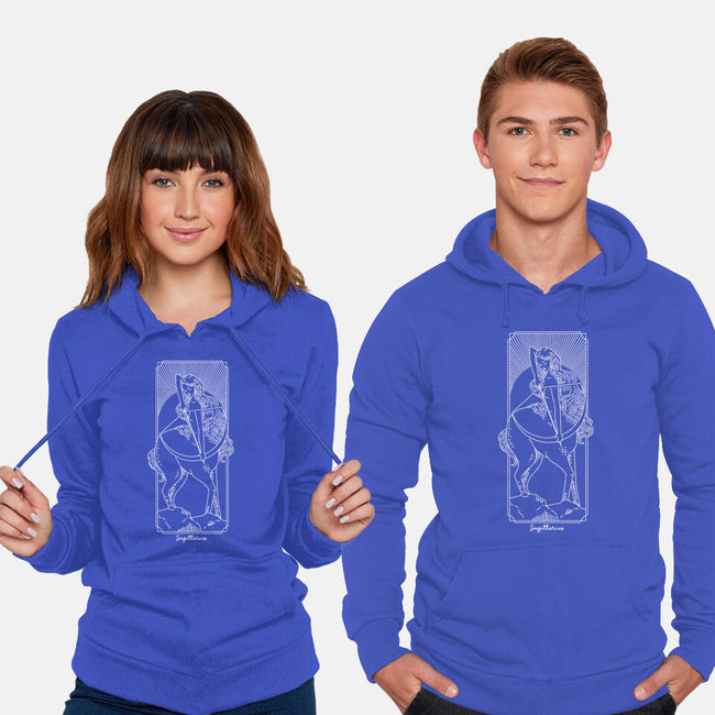 Adventurous Sagittarius-Unisex-Pullover-Sweatshirt-MaxoArt