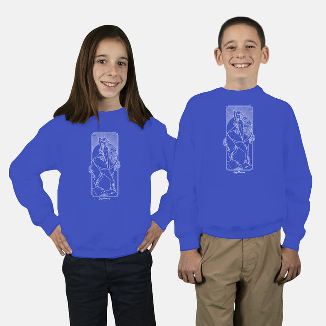 Adventurous Sagittarius-Youth-Crew Neck-Sweatshirt-MaxoArt