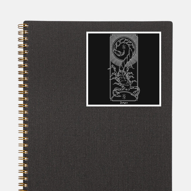 Powerful Scorpio-None-Glossy-Sticker-MaxoArt