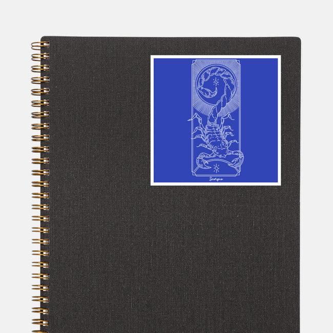 Powerful Scorpio-None-Glossy-Sticker-MaxoArt