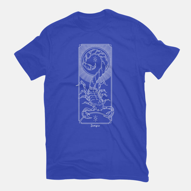 Powerful Scorpio-Mens-Basic-Tee-MaxoArt