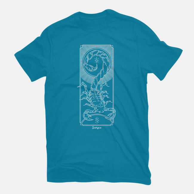 Powerful Scorpio-Mens-Basic-Tee-MaxoArt