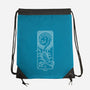 Powerful Scorpio-None-Drawstring-Bag-MaxoArt