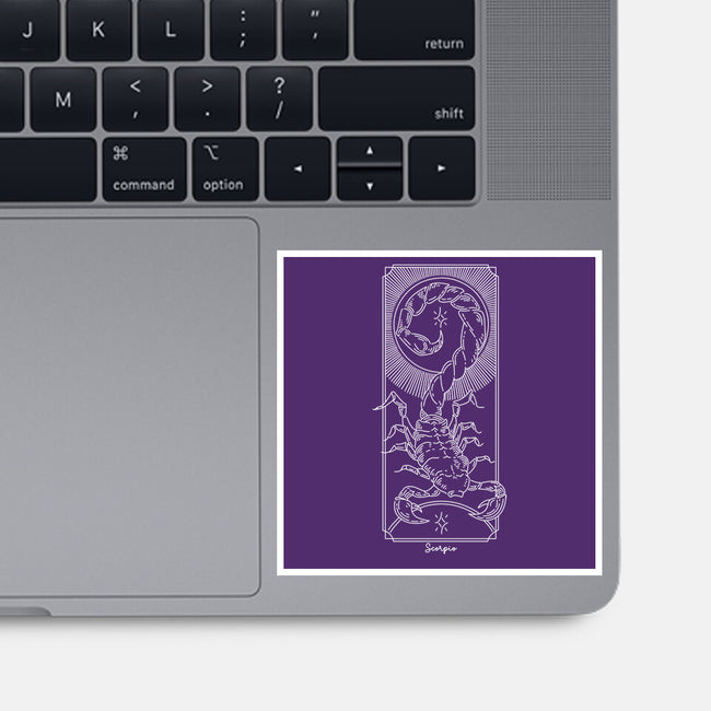 Powerful Scorpio-None-Glossy-Sticker-MaxoArt