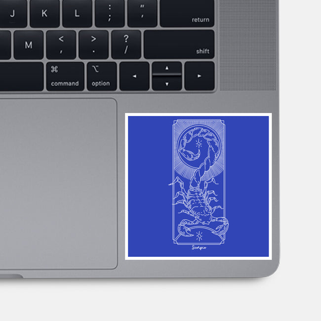 Powerful Scorpio-None-Glossy-Sticker-MaxoArt