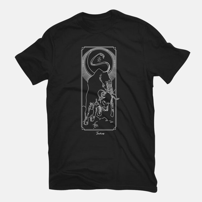 Powerful Taurus-Womens-Fitted-Tee-MaxoArt