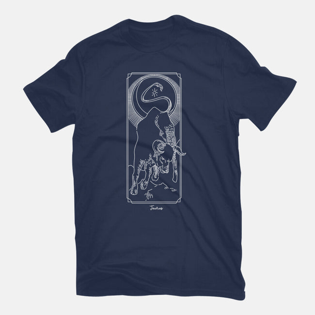 Powerful Taurus-Womens-Fitted-Tee-MaxoArt