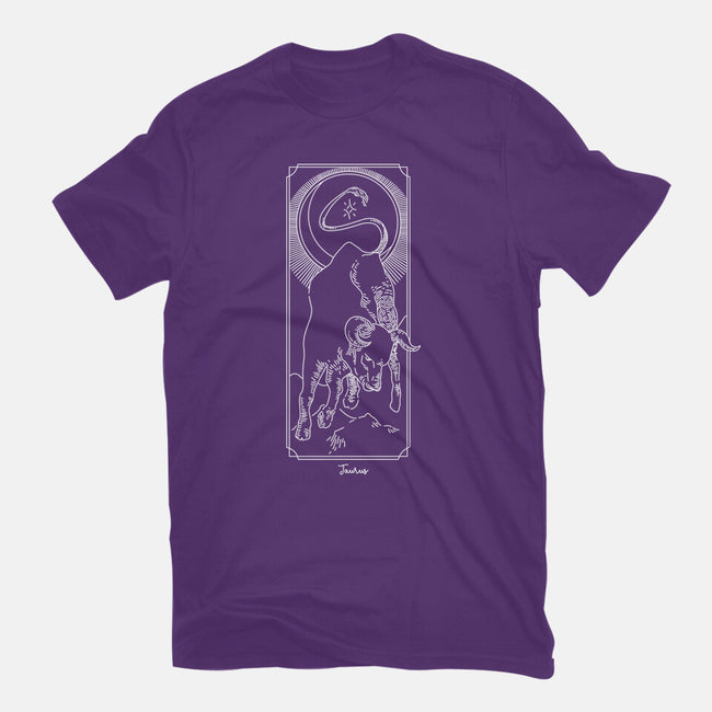 Powerful Taurus-Womens-Fitted-Tee-MaxoArt