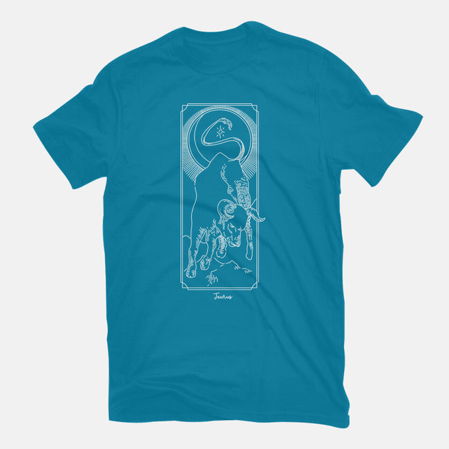 Powerful Taurus-Womens-Fitted-Tee-MaxoArt