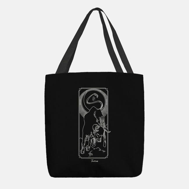 Powerful Taurus-None-Basic Tote-Bag-MaxoArt