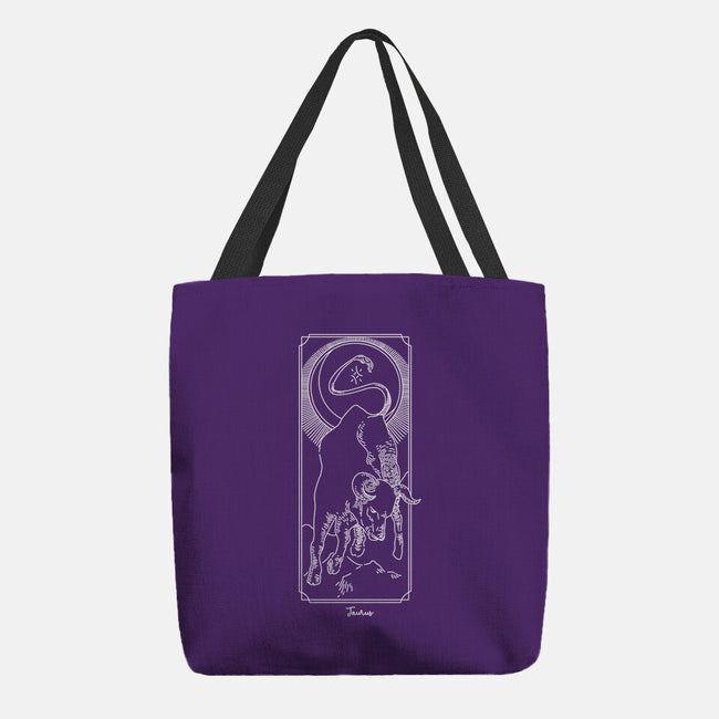 Powerful Taurus-None-Basic Tote-Bag-MaxoArt
