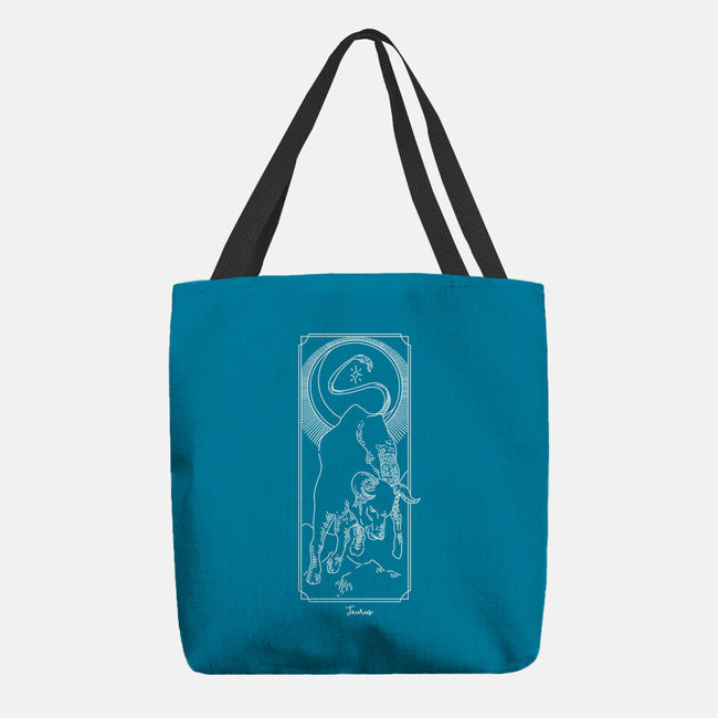 Powerful Taurus-None-Basic Tote-Bag-MaxoArt
