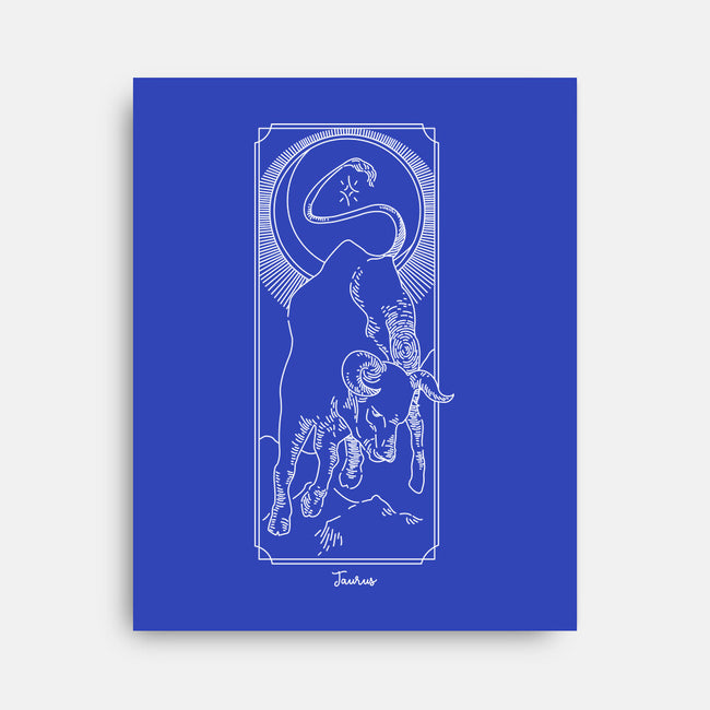 Powerful Taurus-None-Stretched-Canvas-MaxoArt