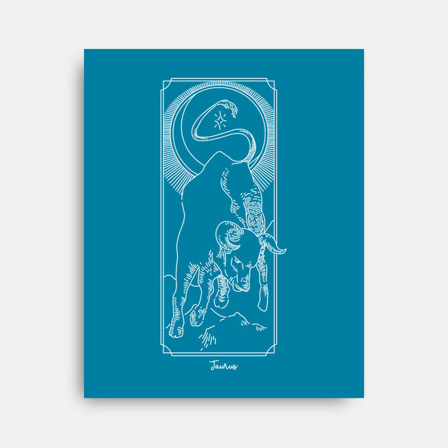 Powerful Taurus-None-Stretched-Canvas-MaxoArt