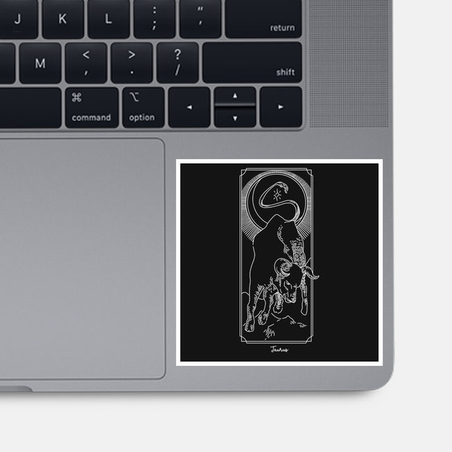 Powerful Taurus-None-Glossy-Sticker-MaxoArt