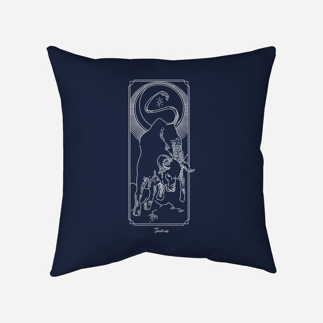 Powerful Taurus-None-Removable Cover w Insert-Throw Pillow-MaxoArt