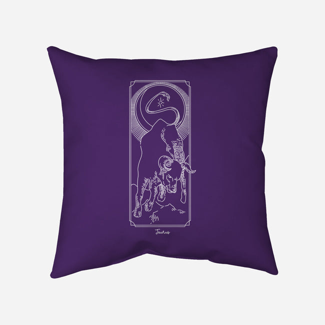 Powerful Taurus-None-Removable Cover w Insert-Throw Pillow-MaxoArt