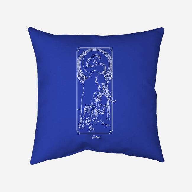 Powerful Taurus-None-Removable Cover w Insert-Throw Pillow-MaxoArt