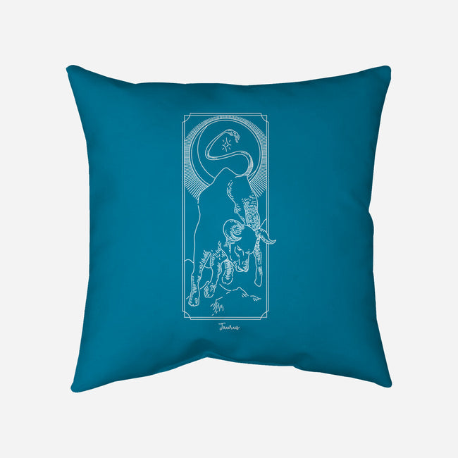 Powerful Taurus-None-Removable Cover w Insert-Throw Pillow-MaxoArt
