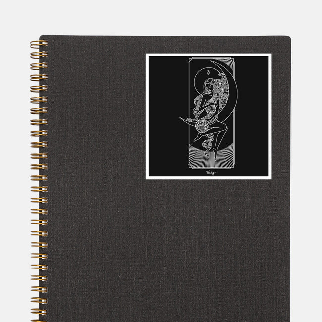 Graceful Virgo-None-Glossy-Sticker-MaxoArt