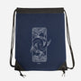Dual Pisces-None-Drawstring-Bag-MaxoArt