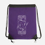 Dual Pisces-None-Drawstring-Bag-MaxoArt