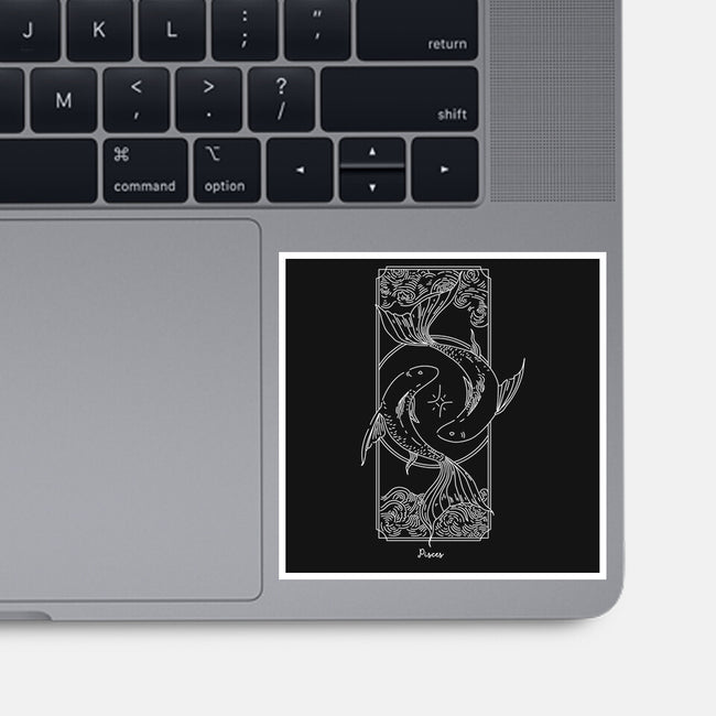 Dual Pisces-None-Glossy-Sticker-MaxoArt