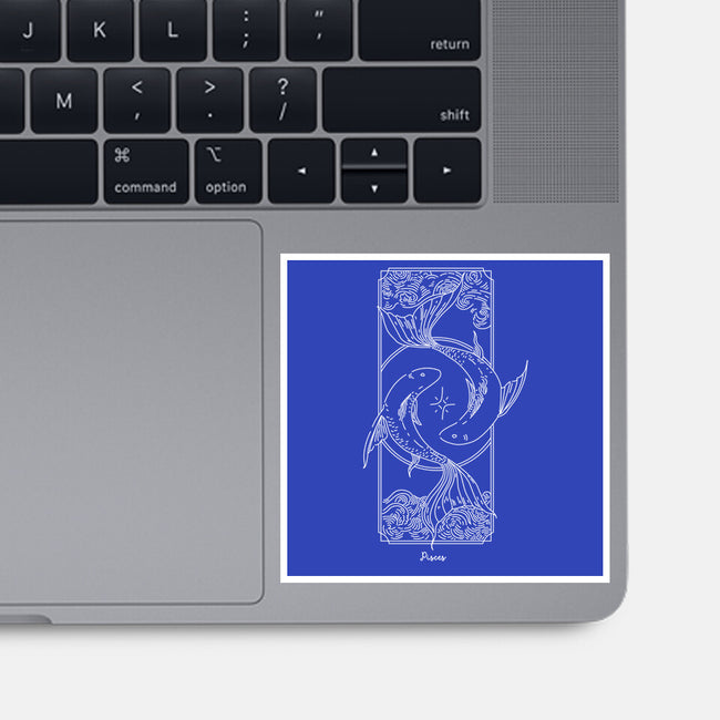 Dual Pisces-None-Glossy-Sticker-MaxoArt
