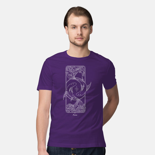 Dual Pisces-Mens-Premium-Tee-MaxoArt