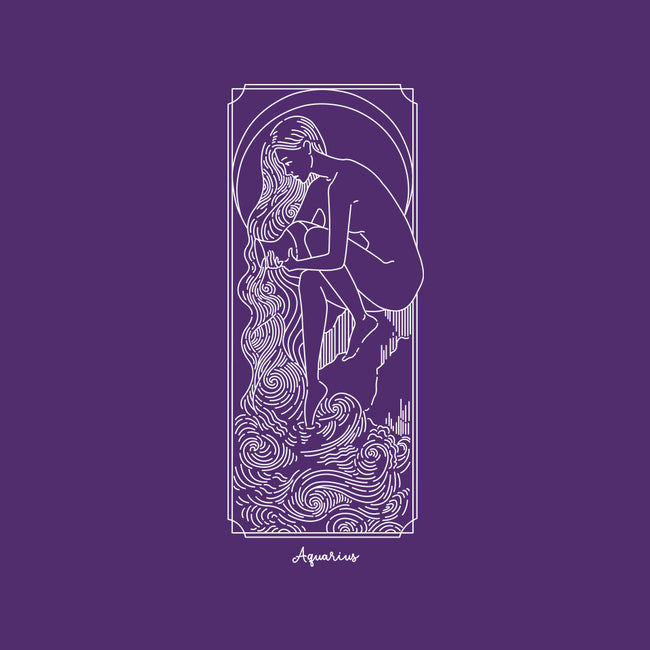 Flowing Aquarius-Mens-Premium-Tee-MaxoArt