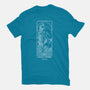 Flowing Aquarius-Womens-Fitted-Tee-MaxoArt