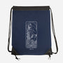 Flowing Aquarius-None-Drawstring-Bag-MaxoArt