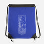 Flowing Aquarius-None-Drawstring-Bag-MaxoArt