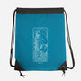 Flowing Aquarius-None-Drawstring-Bag-MaxoArt