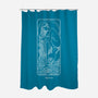 Flowing Aquarius-None-Polyester-Shower Curtain-MaxoArt