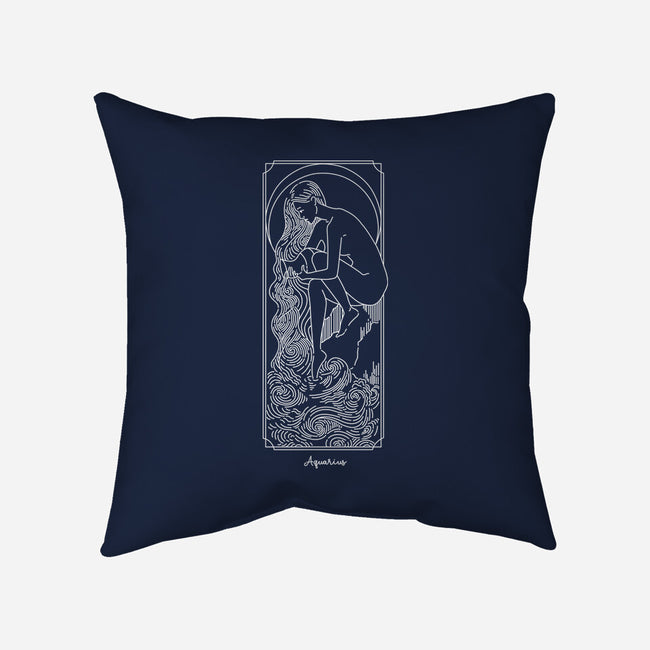 Flowing Aquarius-None-Removable Cover w Insert-Throw Pillow-MaxoArt