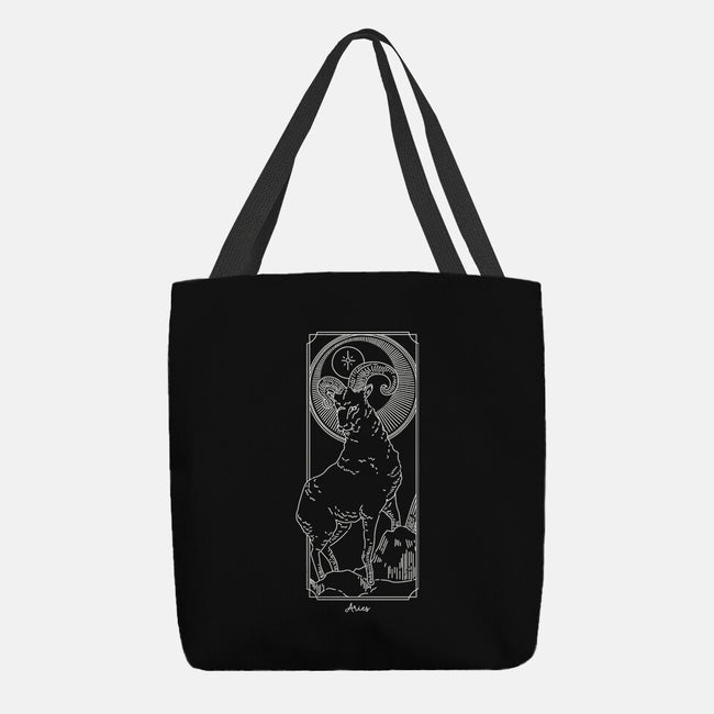 Fiery Aries-None-Basic Tote-Bag-MaxoArt